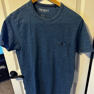Todd Snyder Indigo Short Sleeve Tee